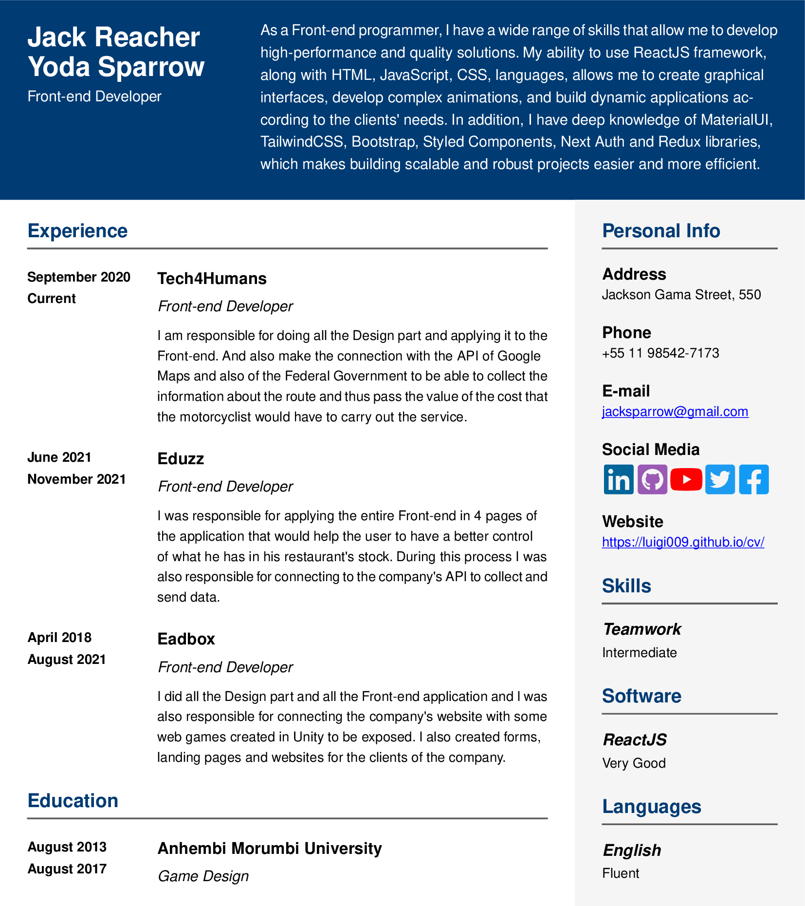 CV Creator